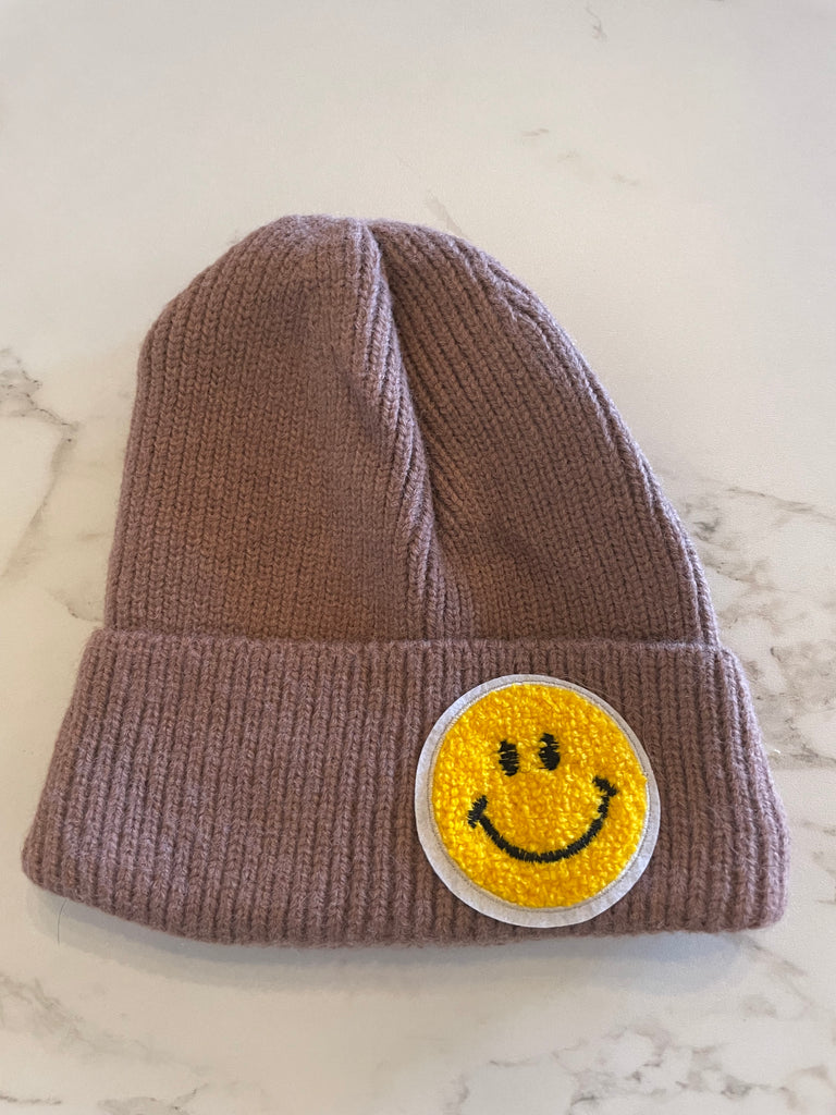 Smiley Face Toboggan - Taupe